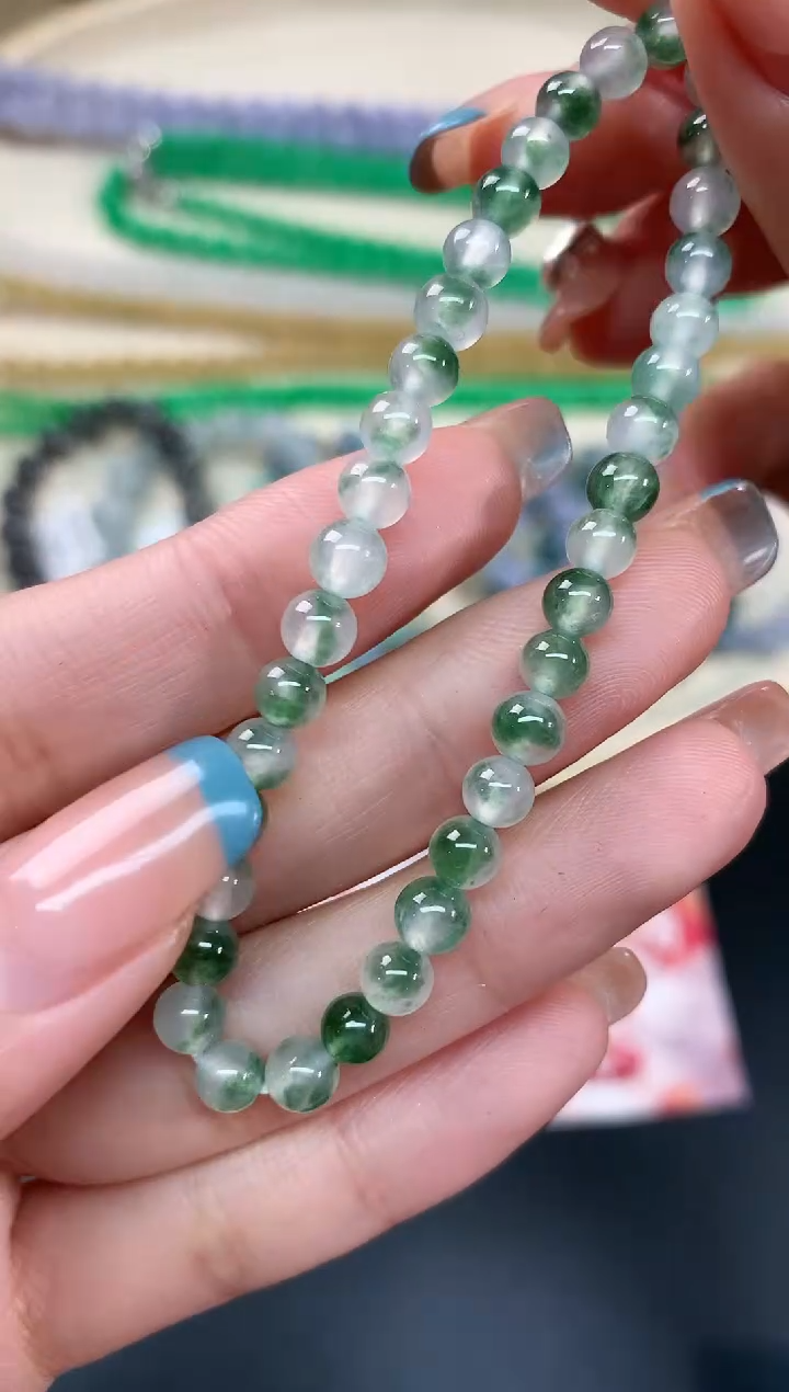 【闪购商品】翡翠手链未镶嵌手串A478|5800