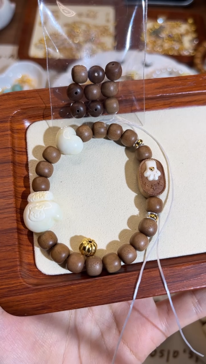 裸石蜜蜡未镶嵌今****呢小手套配件套装