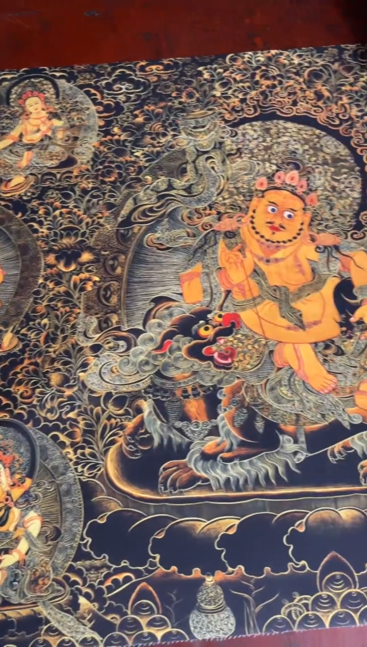 卷轴画手绘唐卡117