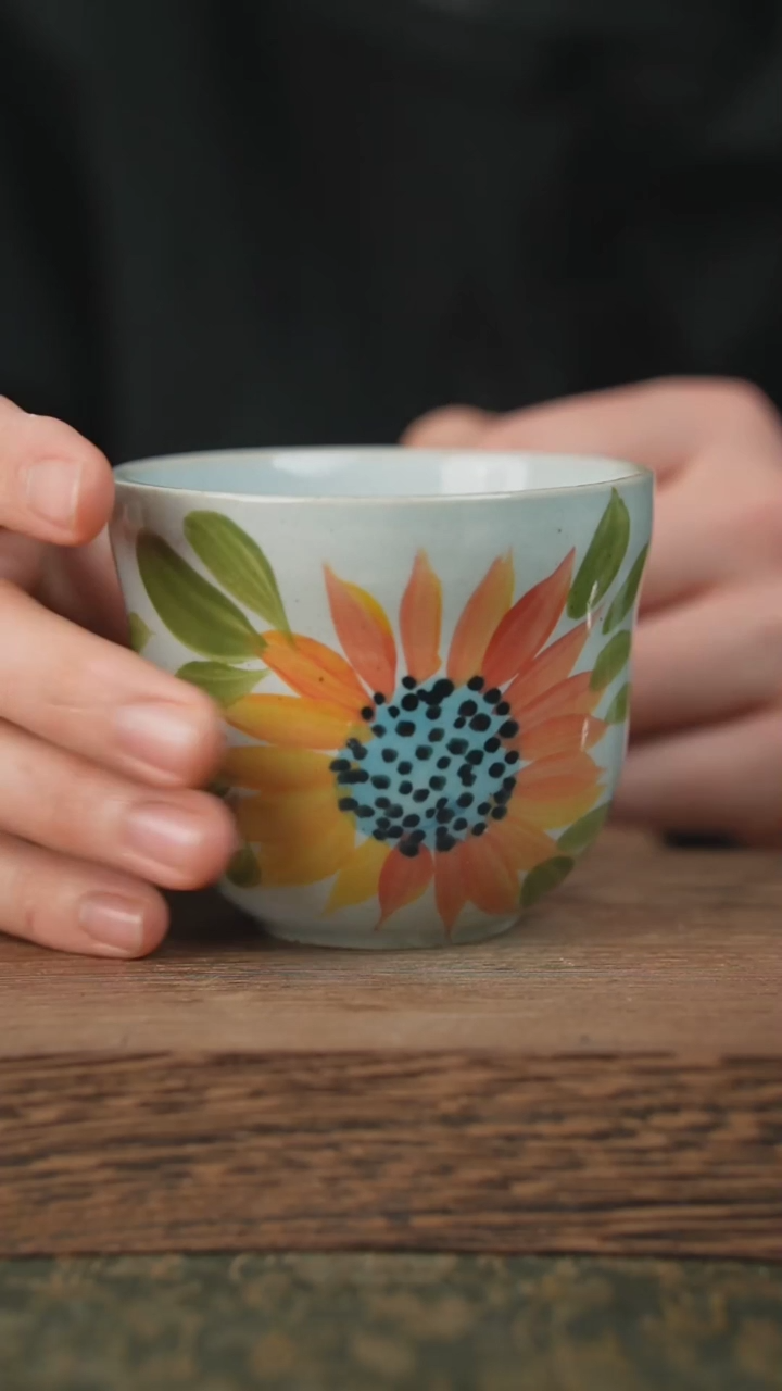 【闪购商品】杯子泥垚手作 景德镇手工手绘器物141