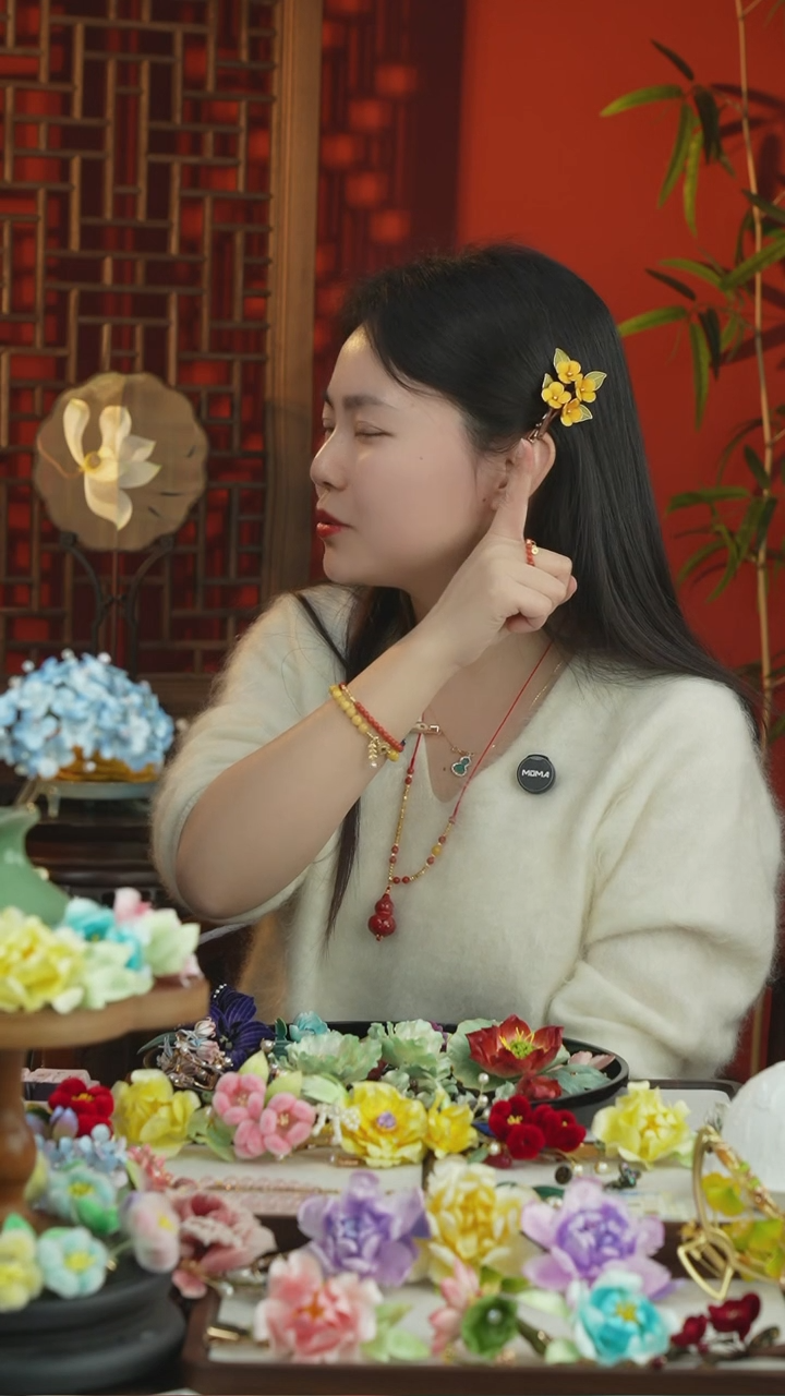 刺绣闪购纯手工非遗国风饰品