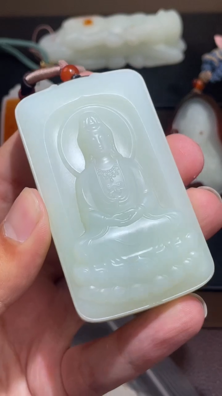 和田玉未镶嵌颈饰4.17HS多样性拍一发一666