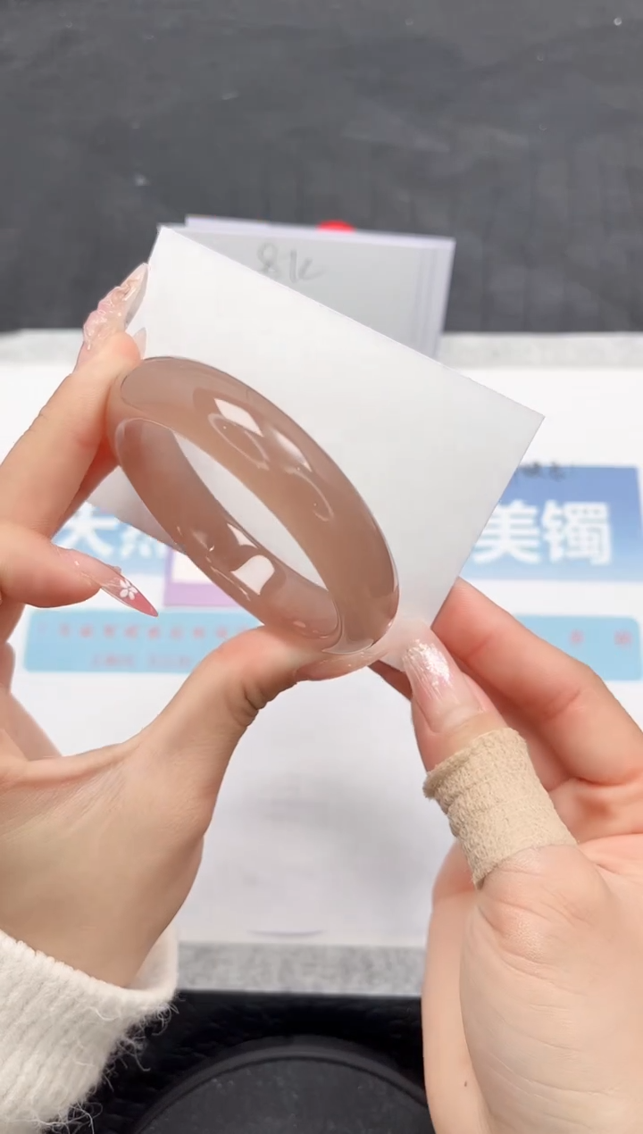 【闪购商品】石英质玉手镯未镶嵌Y63-53