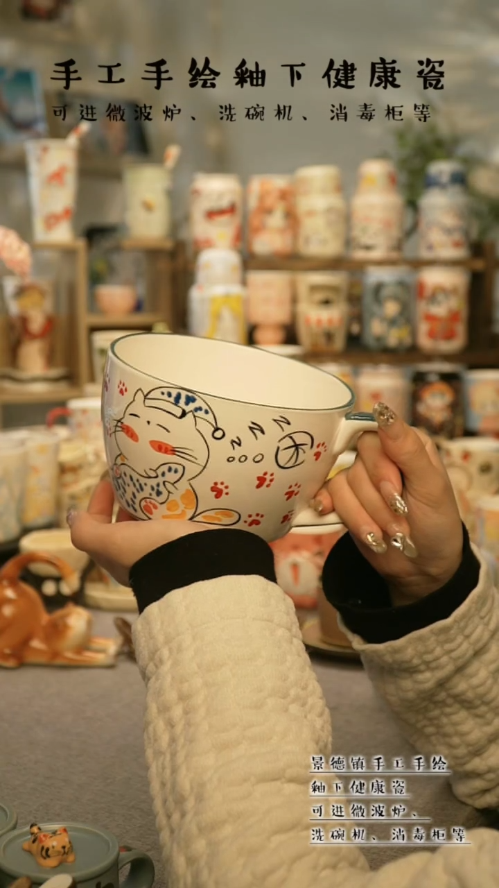 【闪购商品】杯景德镇手工手作陶瓷@W806-3