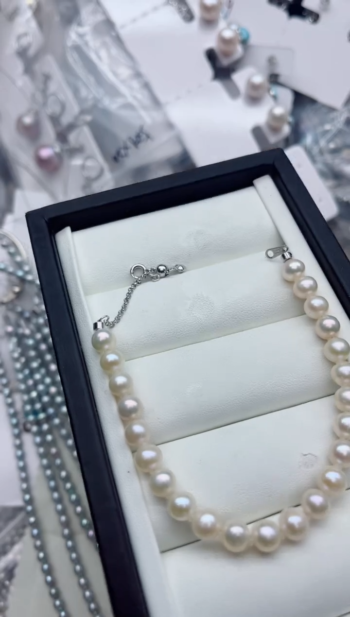 未镶嵌手链淡水珍珠用****8非无暇