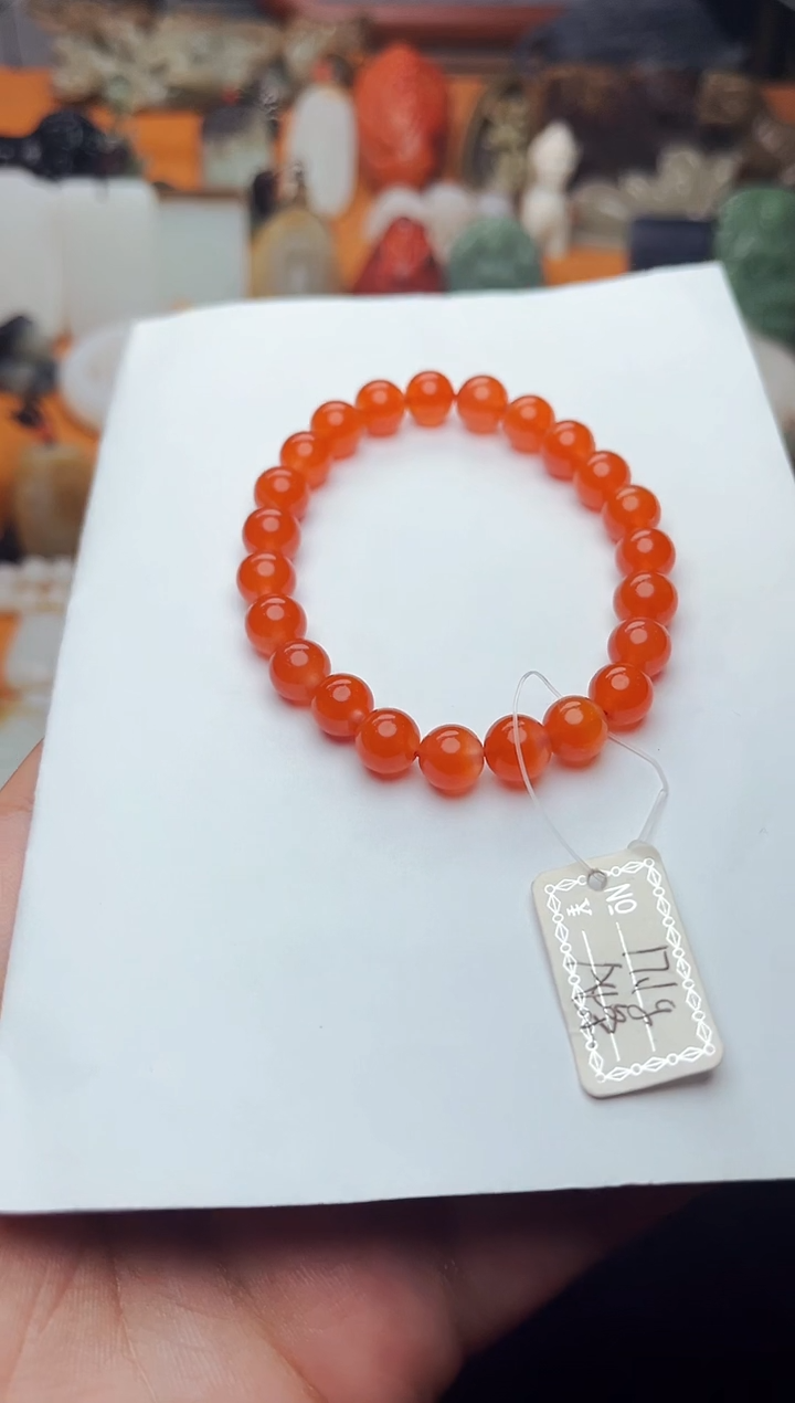 【闪购商品】南红玛瑙手串未镶嵌手串01