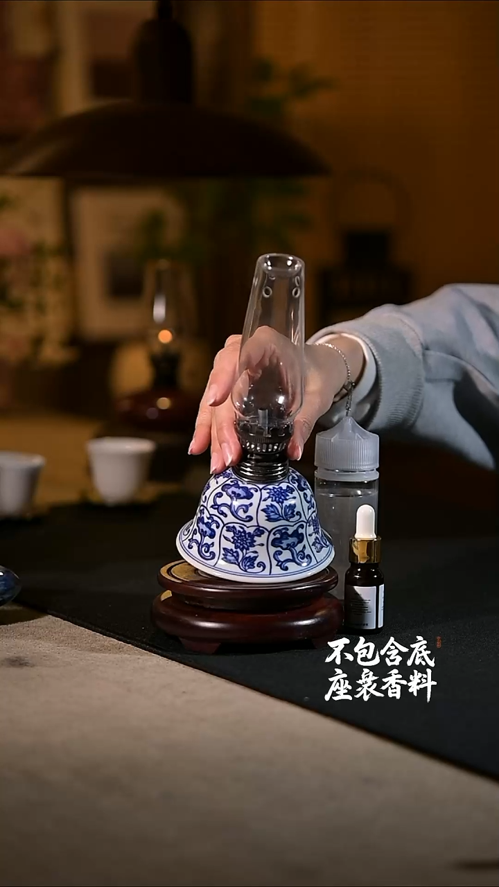 景德镇陶瓷香薰灯 摆件