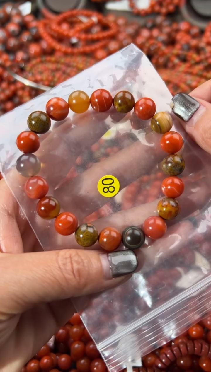 未镶嵌手串南红玛瑙1