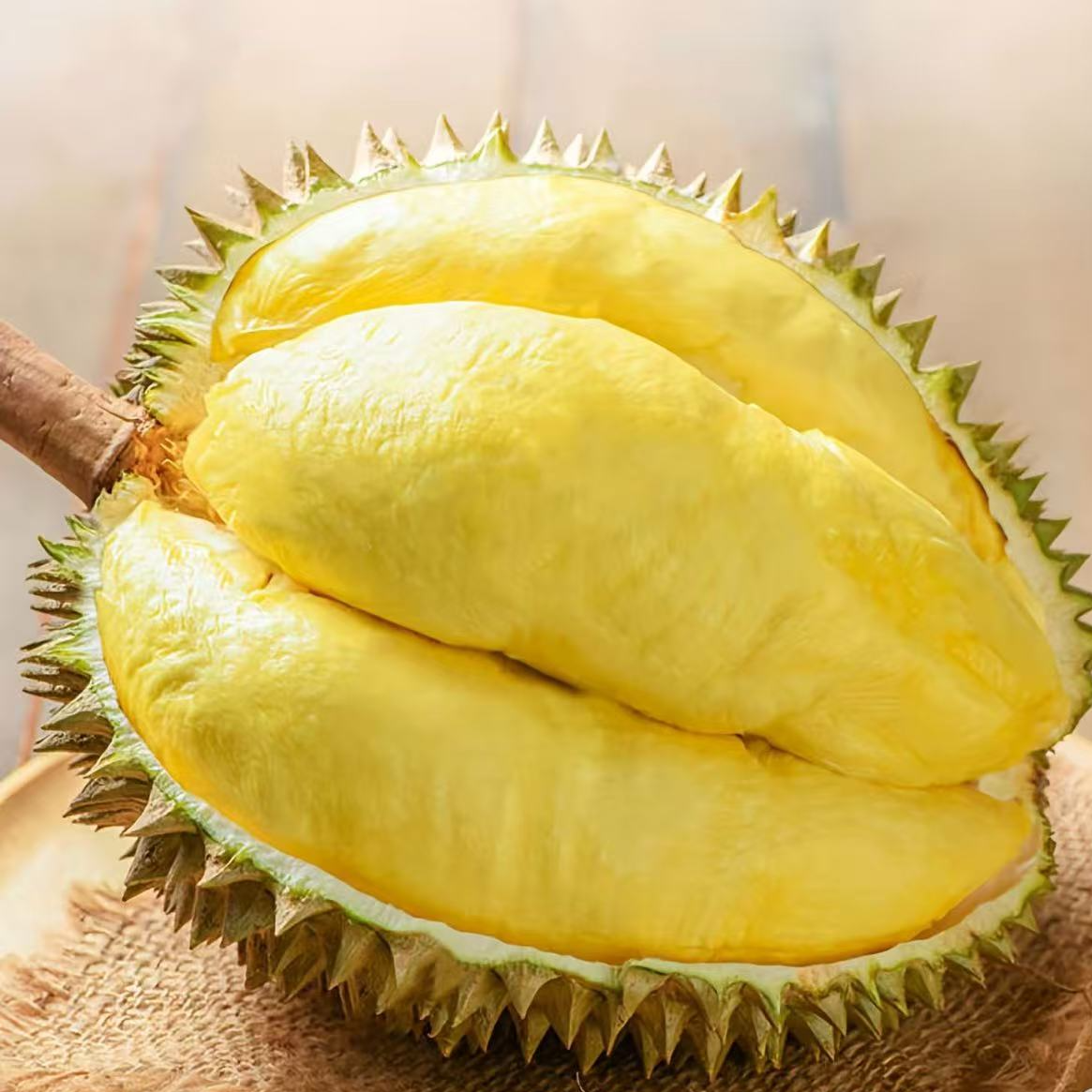 【纯肉链接拍这个】鲜榴莲纯果肉现开果 干包黄肉  0.4斤 1斤 2斤 核小肉多金枕泰国南部