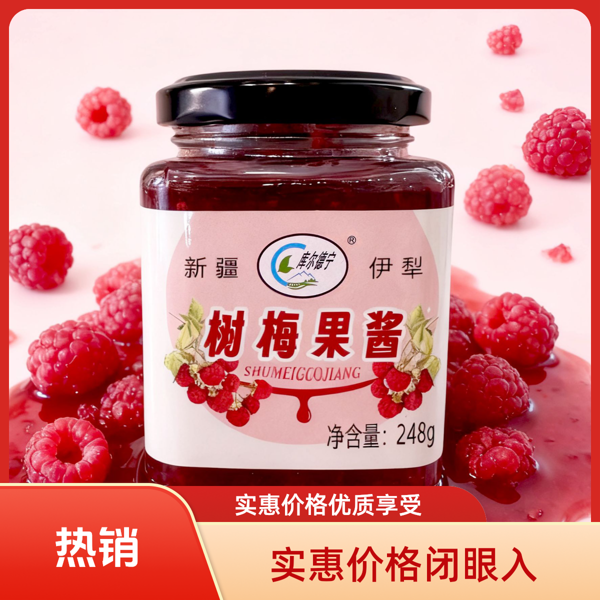 新疆伊犁特产树梅果酱 拍一 发二