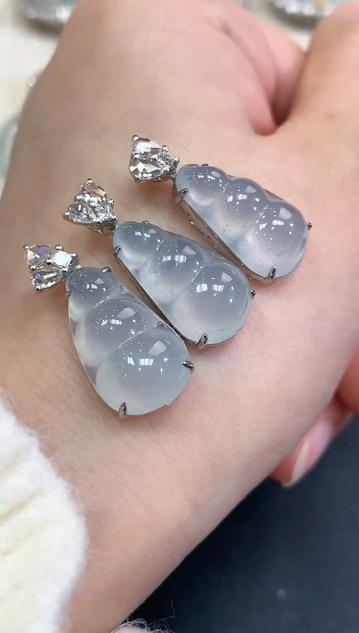 【闪购商品】翡翠吊坠(不含链)18K金镶嵌b63多样性一件发货