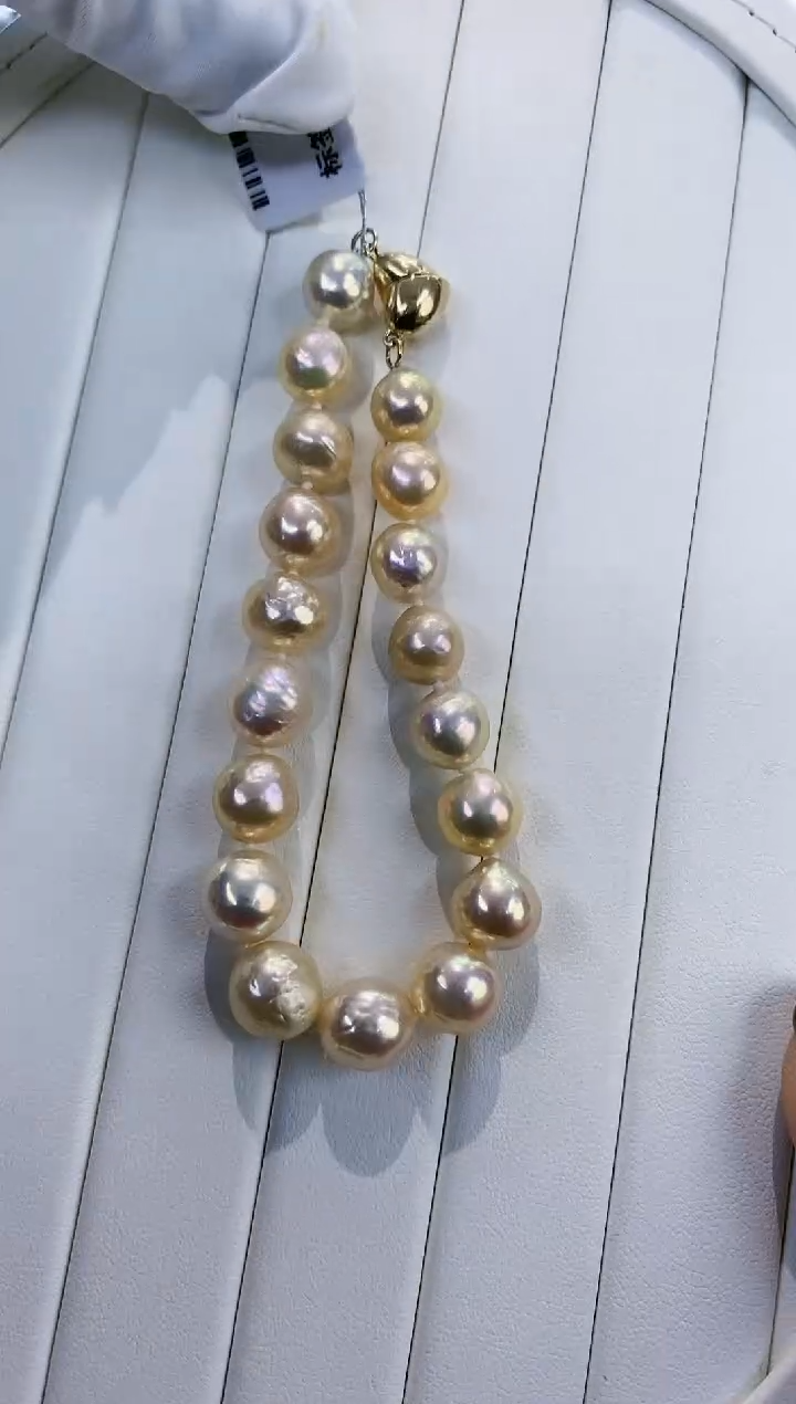 银S925镶嵌手链淡水珍珠Y淡水手链