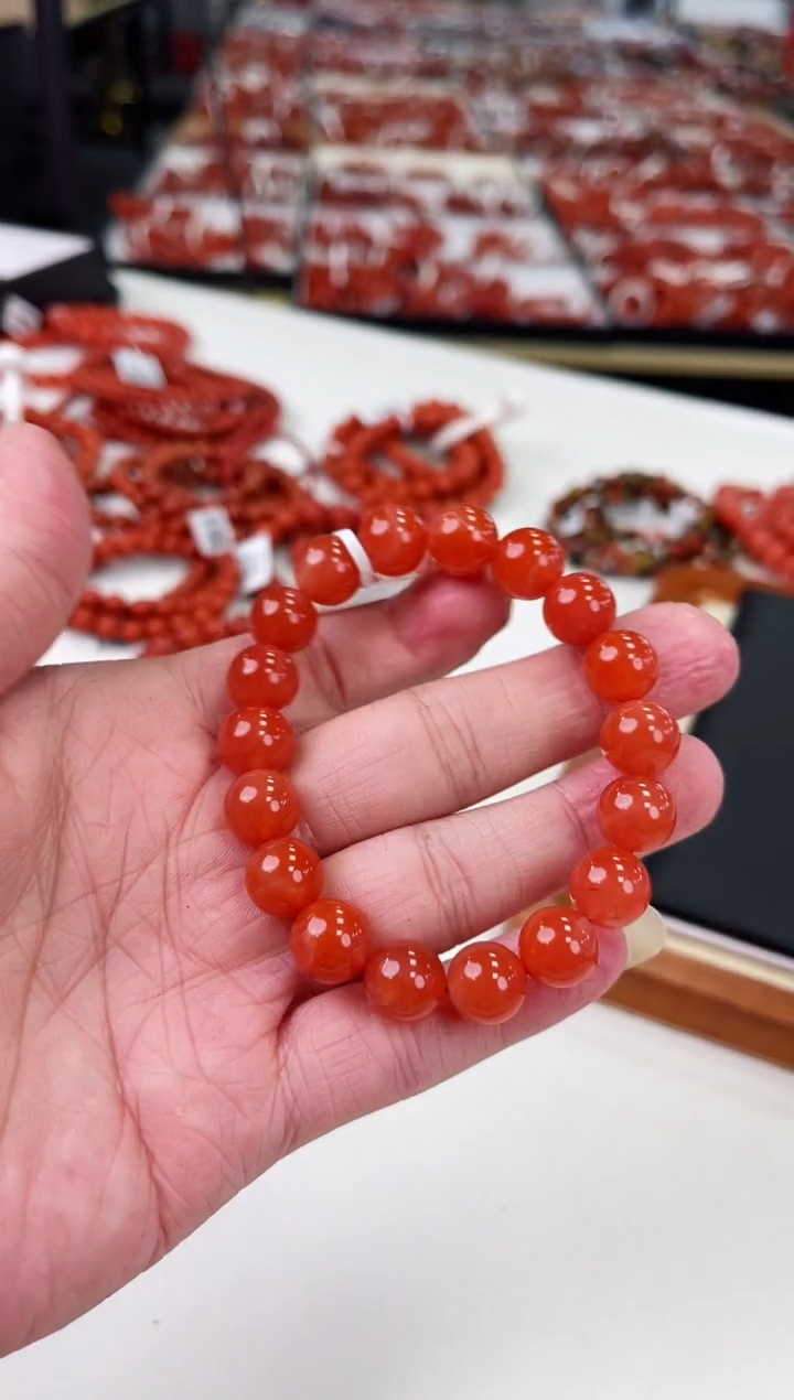 【闪购商品】南红玛瑙冰红手串11+未镶嵌一个/条