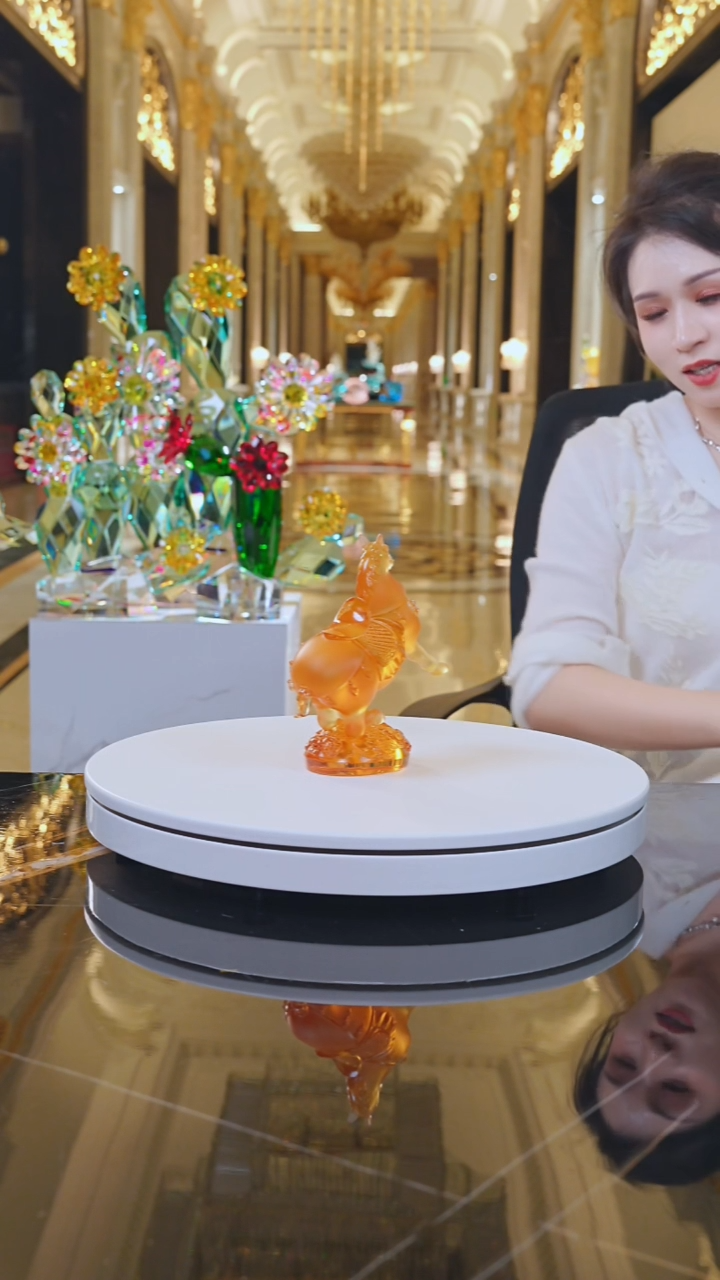 琉璃YB00788艺术马摆件