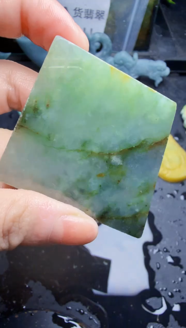未镶嵌挂件翡翠天然翡翠088