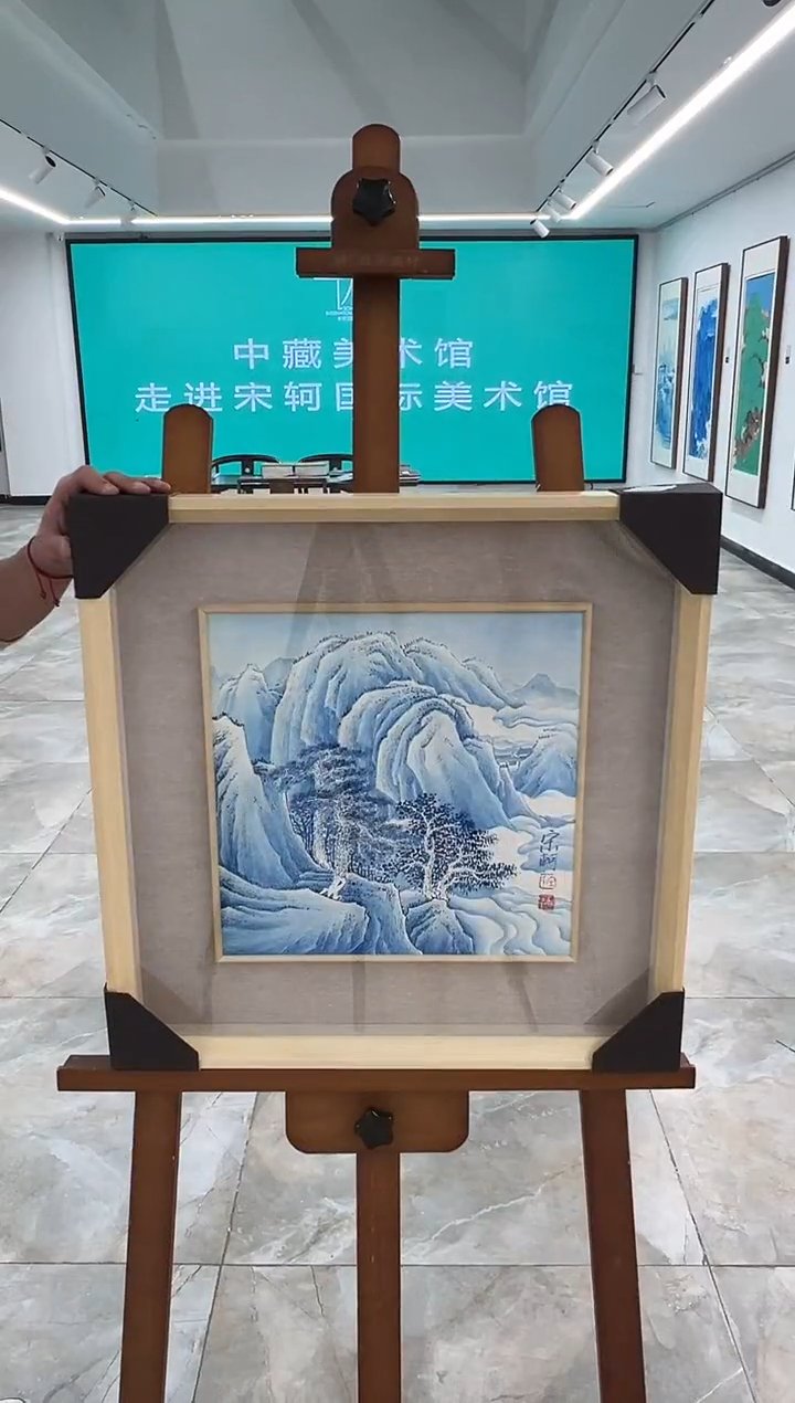 【闪购商品】绘画宋轲-1平尺-青花山水