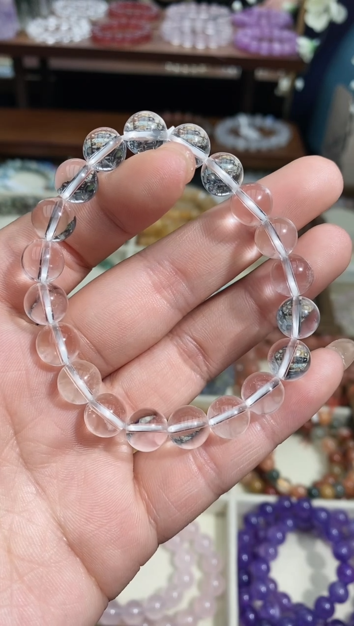 【闪购商品】水晶手链未镶嵌白水晶手串