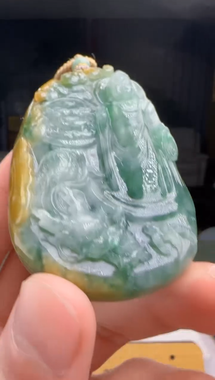 【闪购商品】翡翠吊坠(不含链)未镶嵌DY@@960Q3J13713