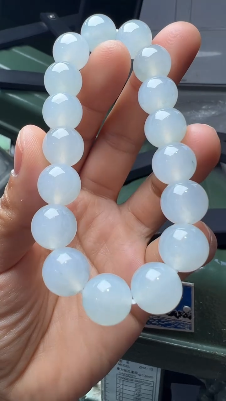 未镶嵌手串翡翠缅甸翡翠A货卡12左右