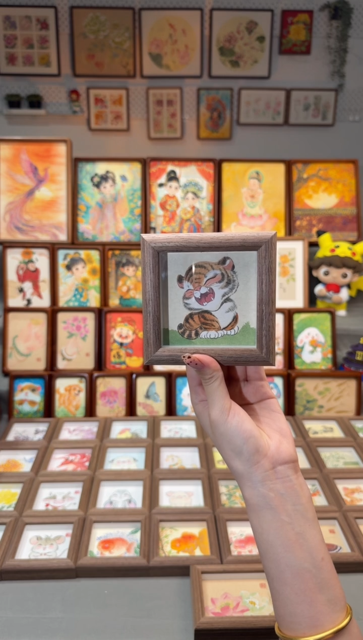 国画二虎 手绘国画11