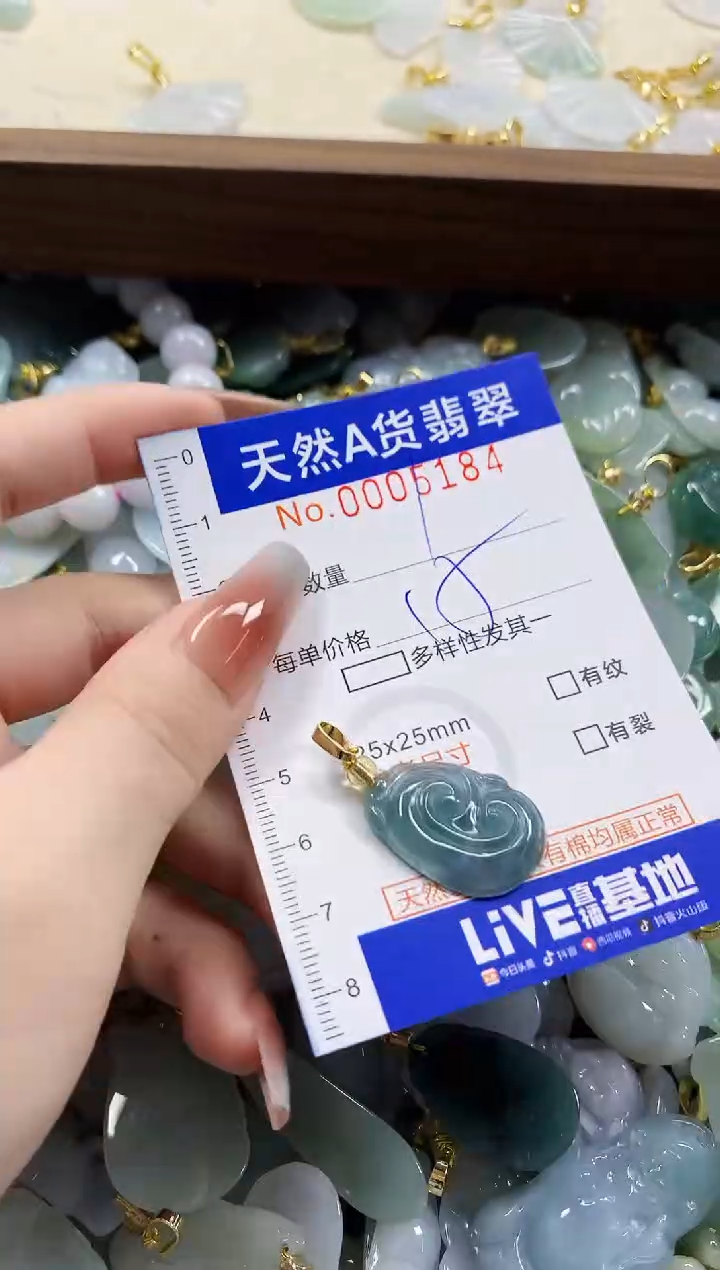 颈饰未镶嵌翡翠天然A货翡翠