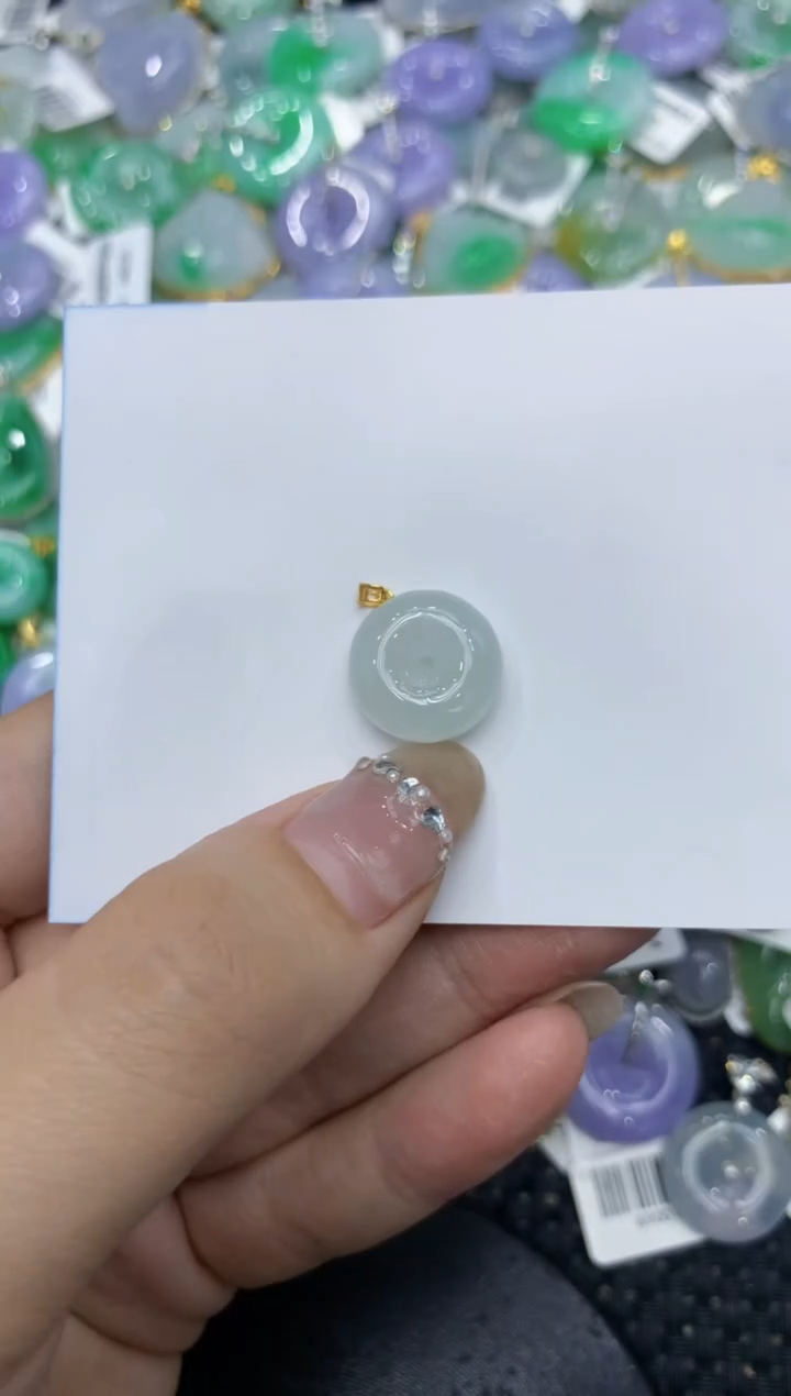 【闪购商品】翡翠颈饰18K金镶嵌 222222222