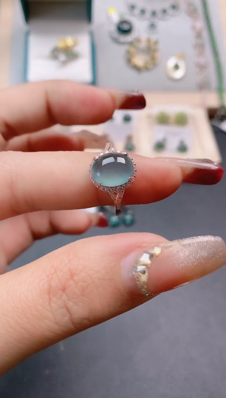 【闪购商品】翡翠戒指银S925镶嵌11111111111