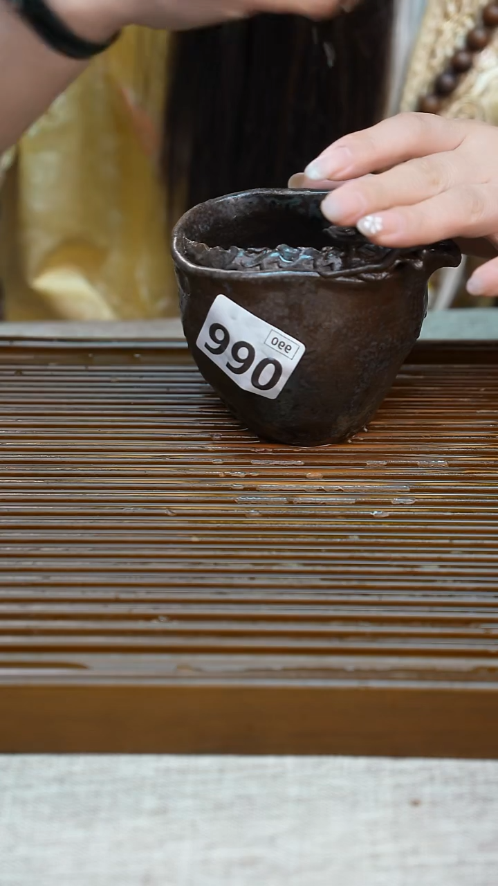 纯手工粗陶茶具每一只不一样