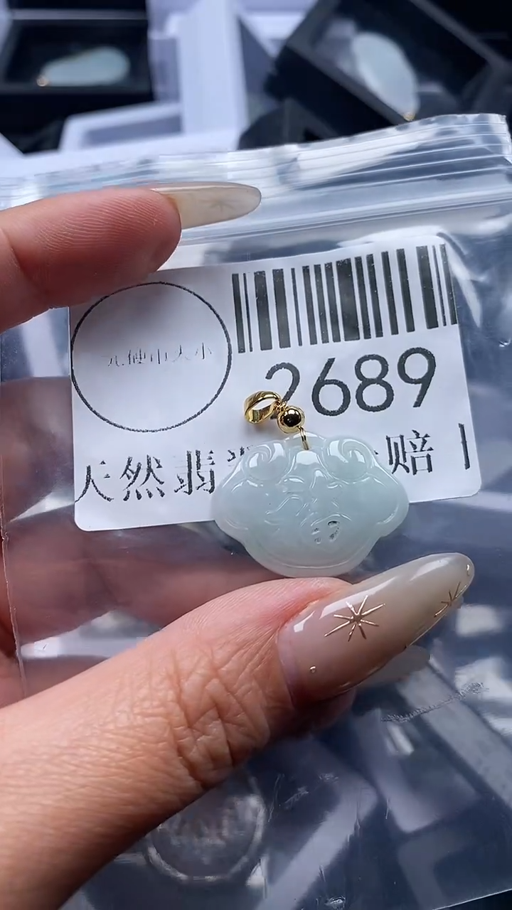 颈饰未镶嵌翡翠2689