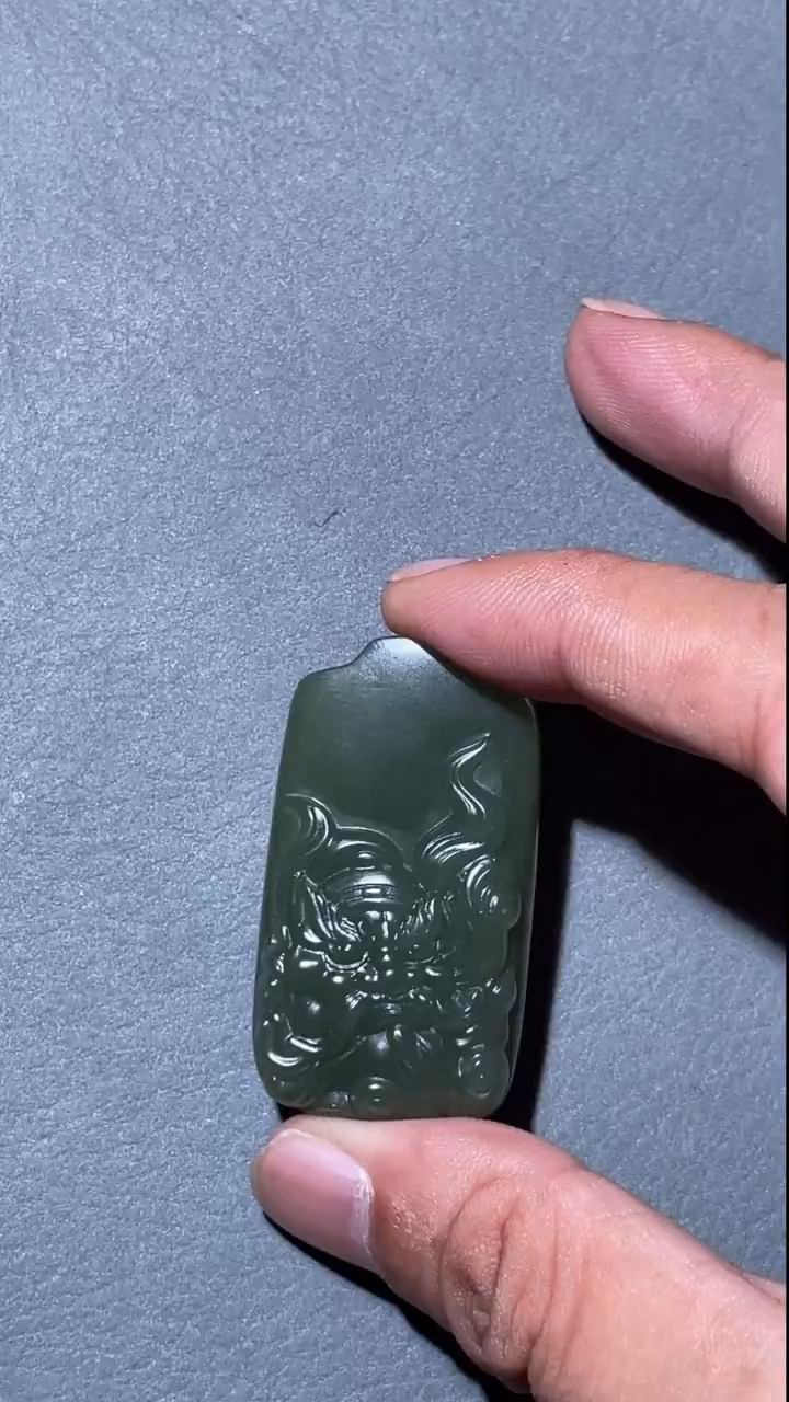 定制和田玉LL   钟馗