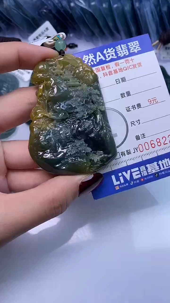 【闪购商品】翡翠颈饰未镶嵌A货翡翠
