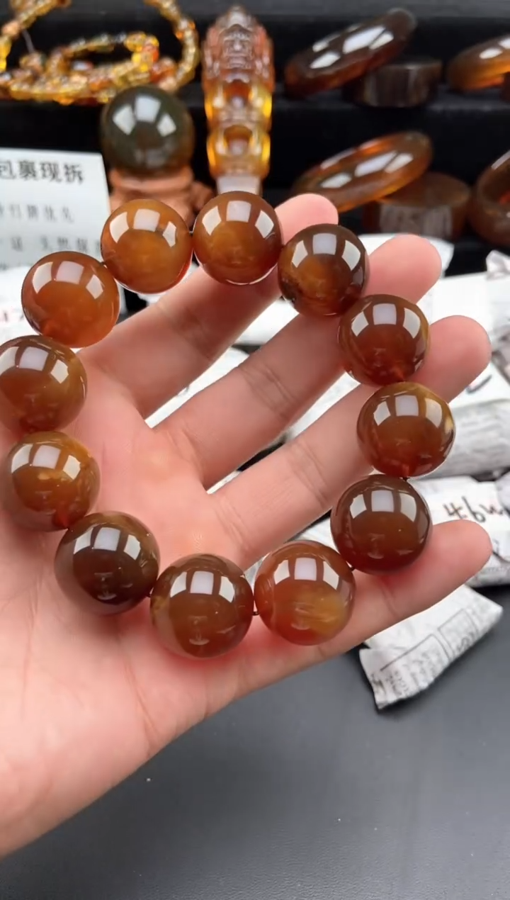 【闪购商品】琥珀手链未镶嵌2.0蜜蜡手串