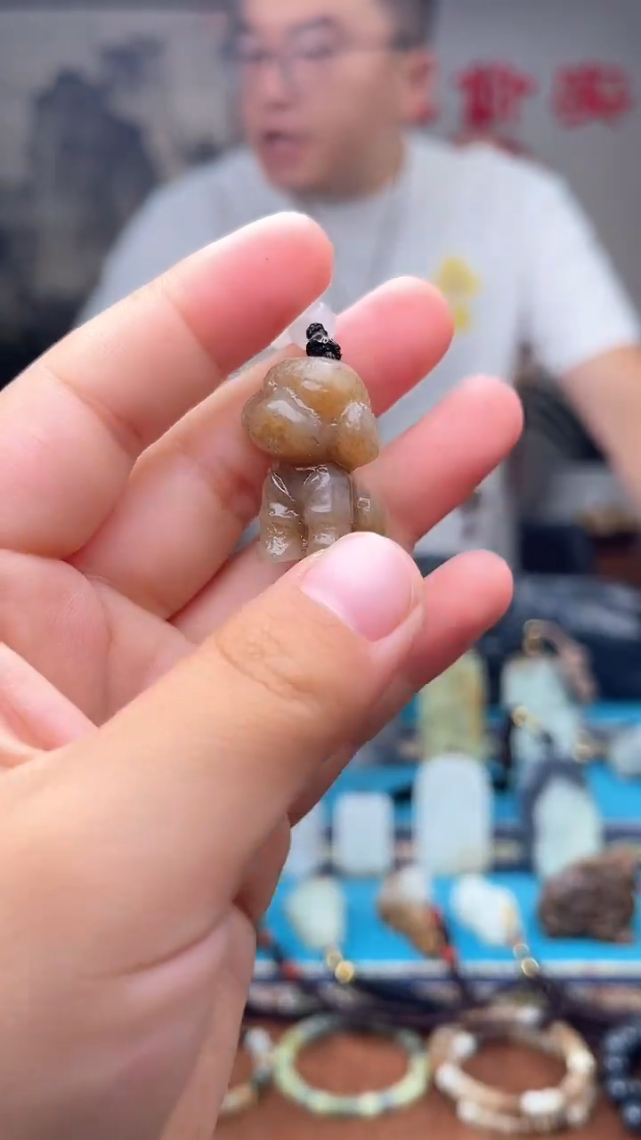 和田玉未镶嵌挂件1