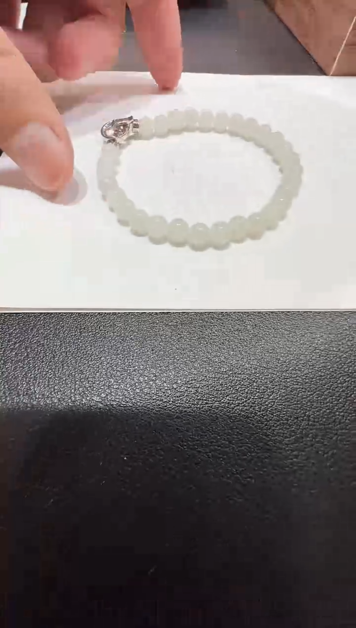 未镶嵌手链翡翠星-纯天然缅甸A货翡翠小米珠手串