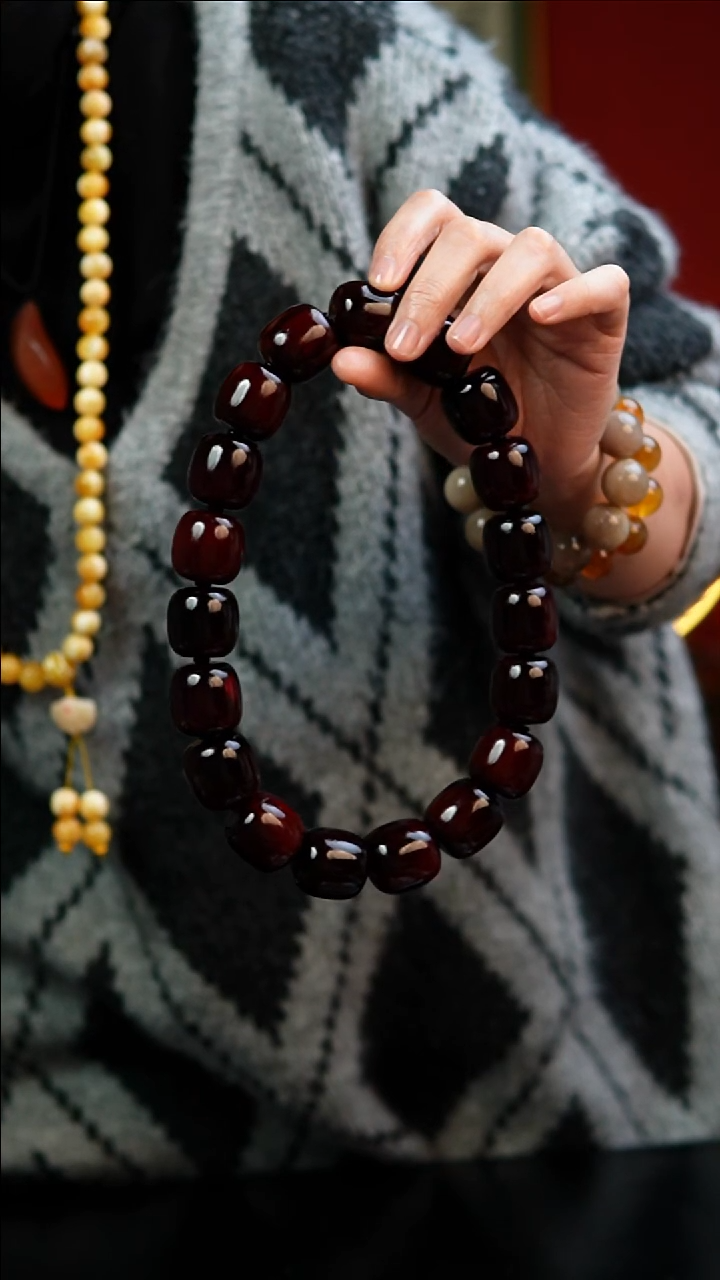 牛骨手串/手链2.5桶珠牦牛角手持