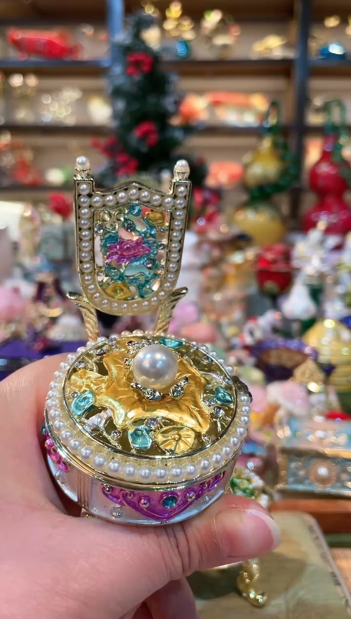 【闪购商品】精致珐琅彩首饰盒