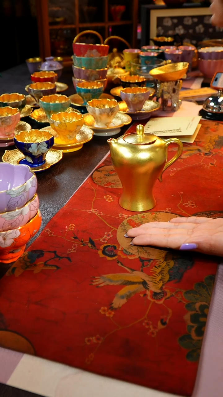 茶杯紫砂【宜景窑系列】金壶