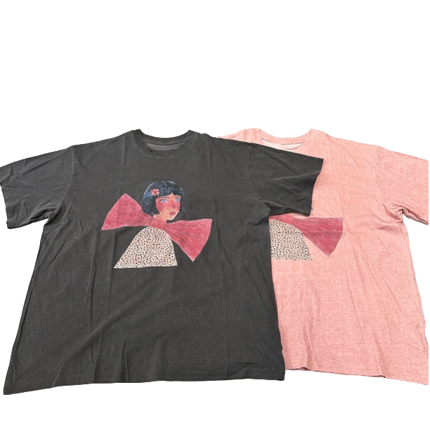 韩版新款印花短袖休闲洋气时尚百搭宽松