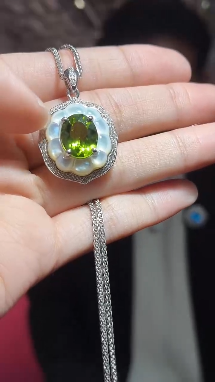 银S925镶嵌其他橄榄石（扎德严选）