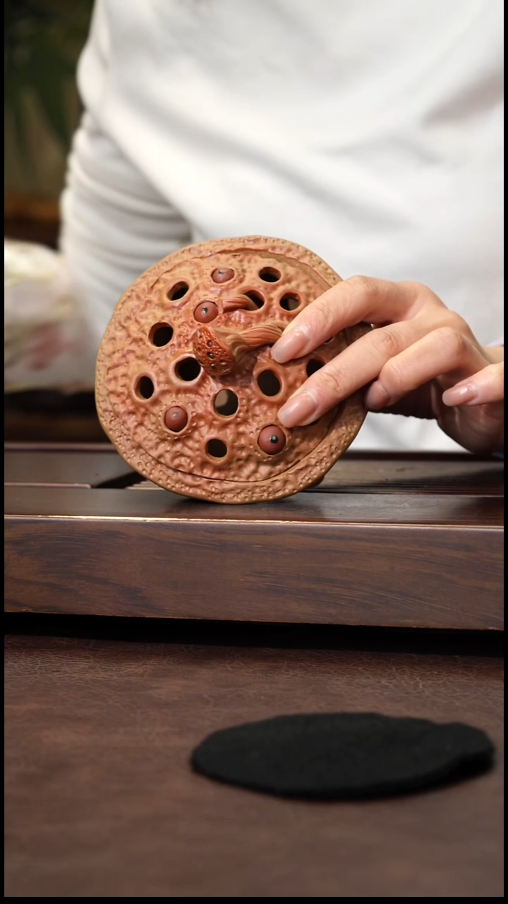 茶壶紫砂黄金段泥全手香炉