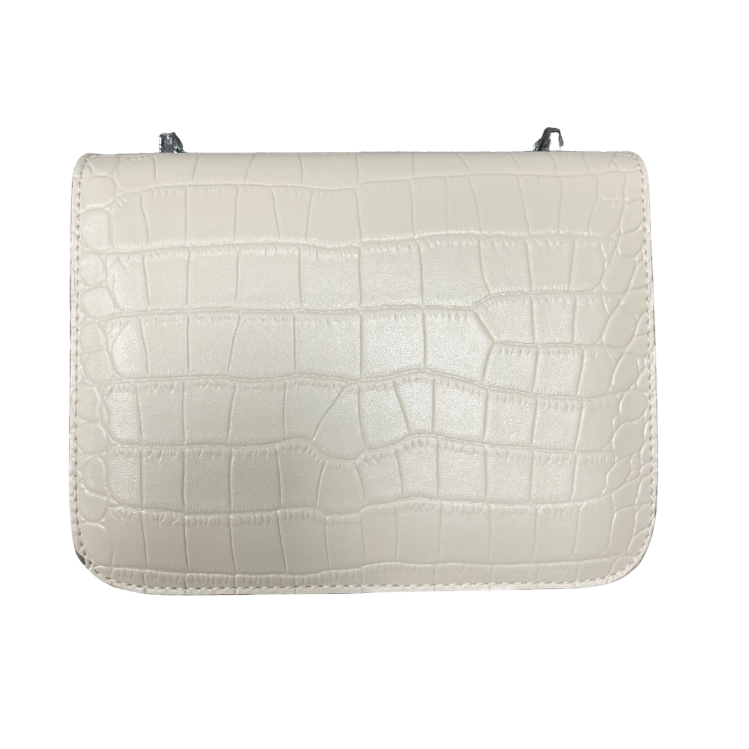 TOLEX2025新款手工时尚女包白色黑色压纹