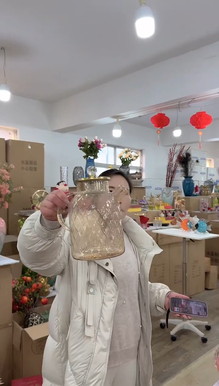 【闪购商品】无铅玻璃美全花器-a-早30