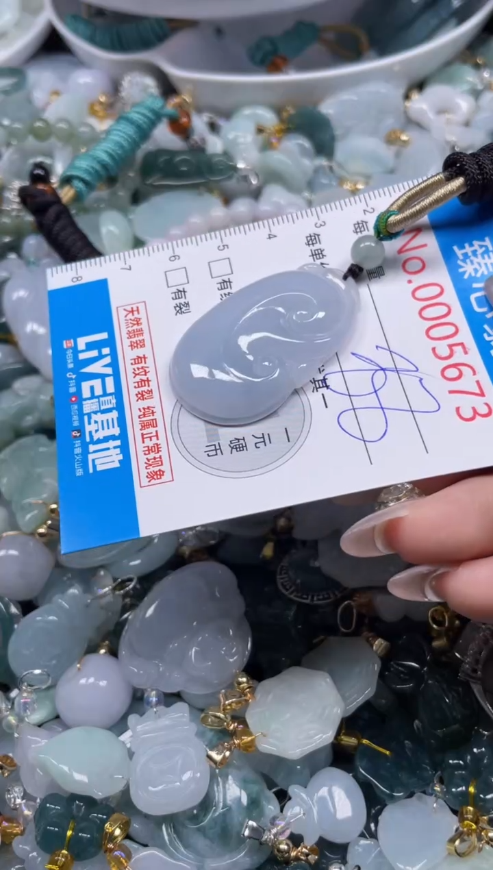 颈饰未镶嵌翡翠5673