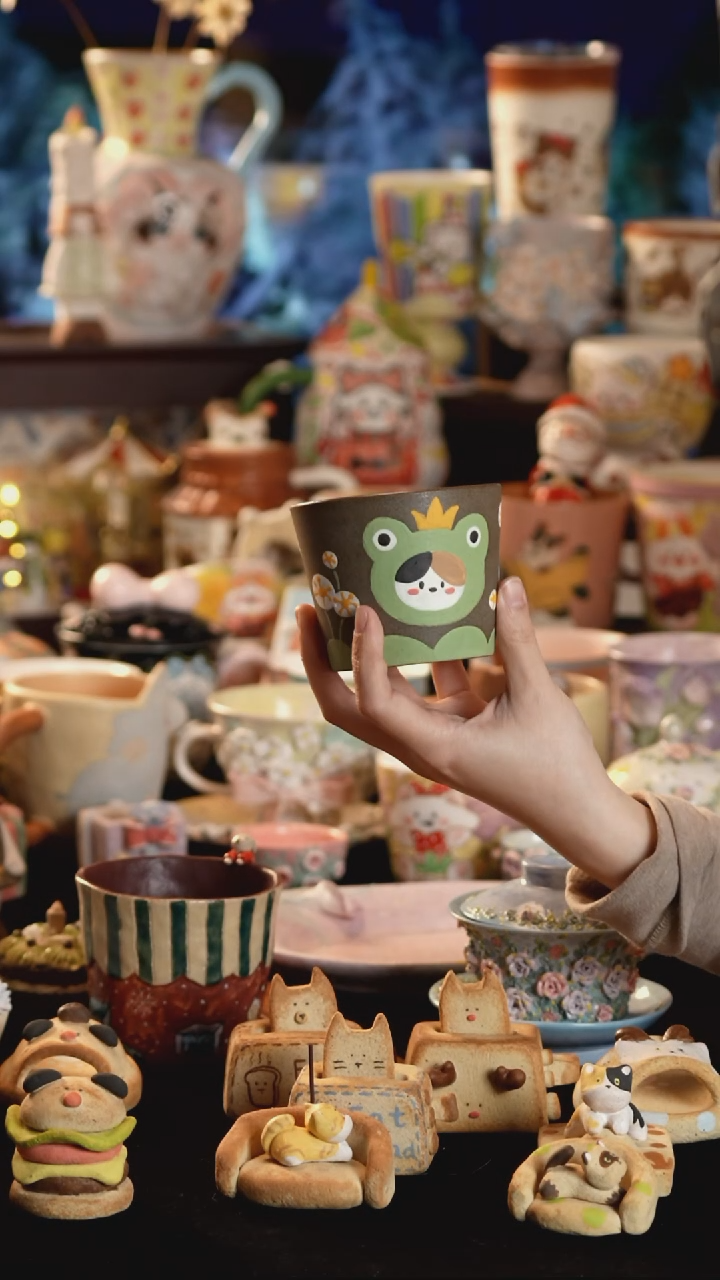 其他陶景德镇釉下彩手绘设计师款陶瓷