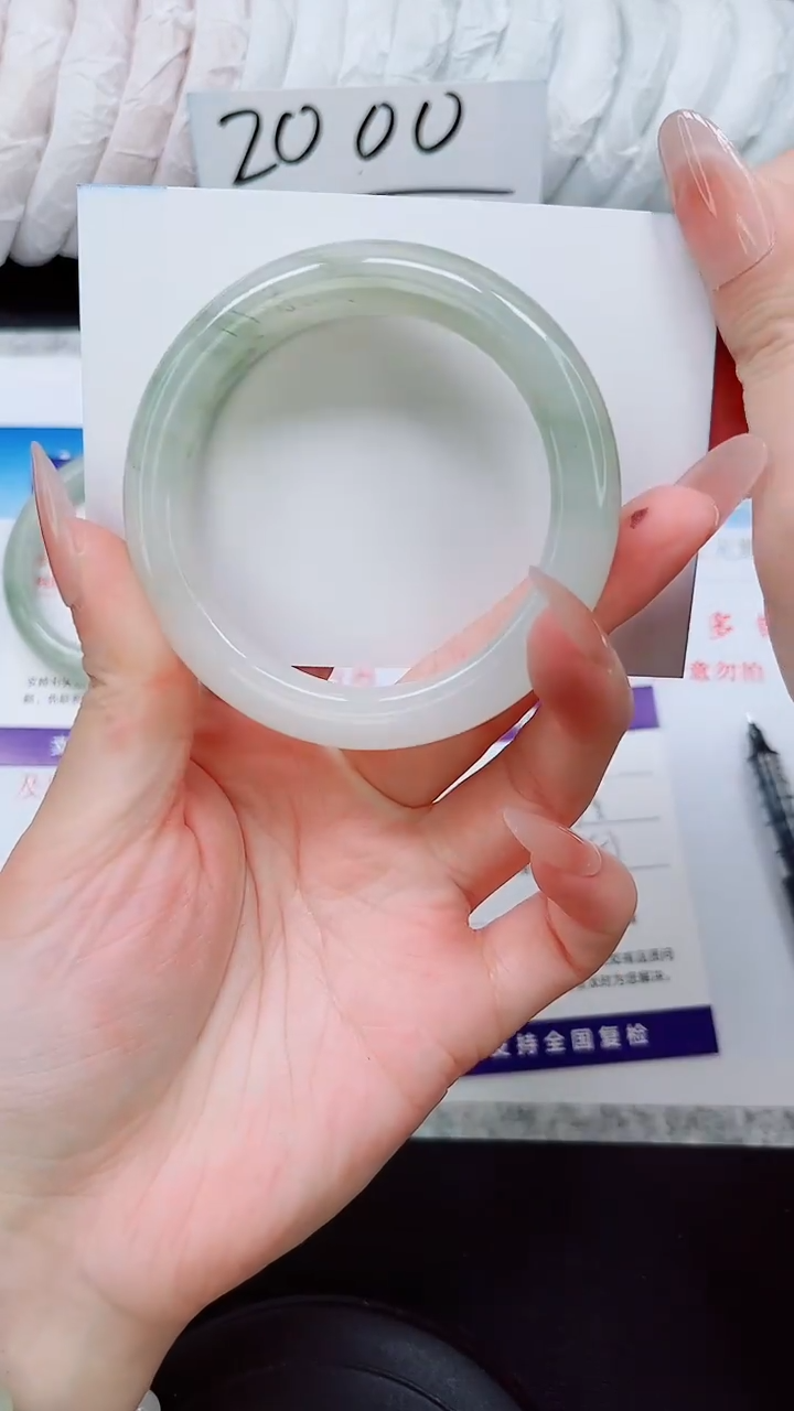 石英质玉手镯未镶嵌A34-52/53