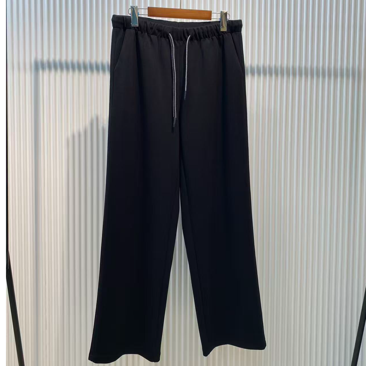 胖人坊/2026春装新款女士时尚高腰高弹显瘦休闲阔腿裤 4897