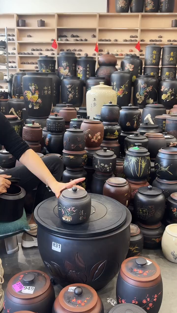 罐瑕疵茶叶罐  100克黑色  615