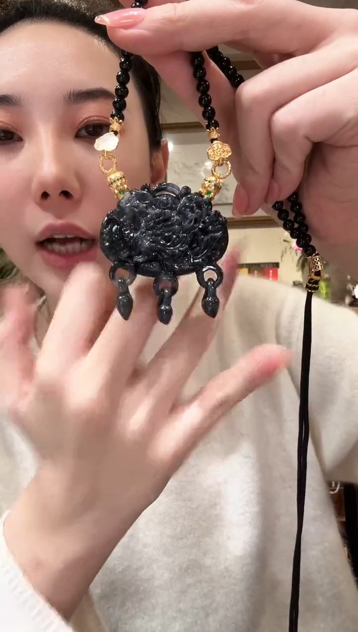 【闪购商品】翡翠颈饰未镶嵌国风