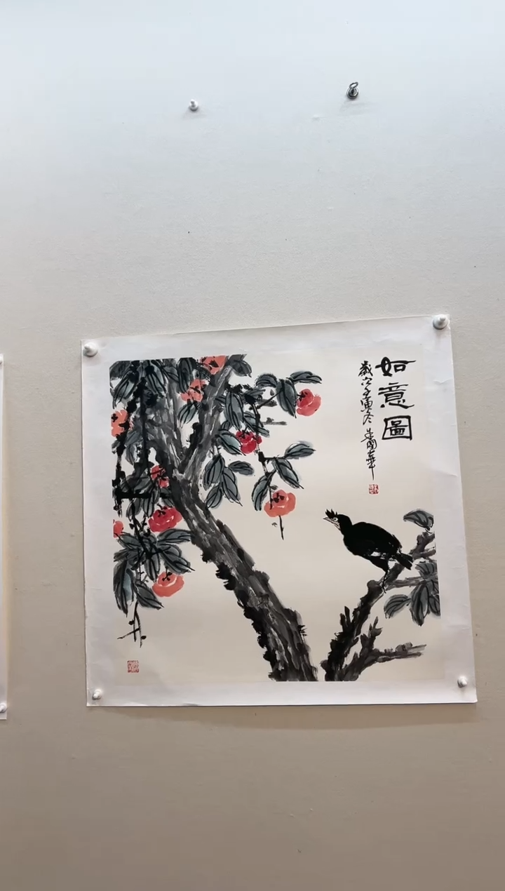 【闪购商品】国画绘画作品4平尺花鸟