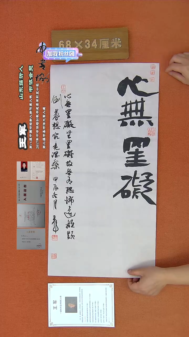 【闪购商品】书法496王军书法作品